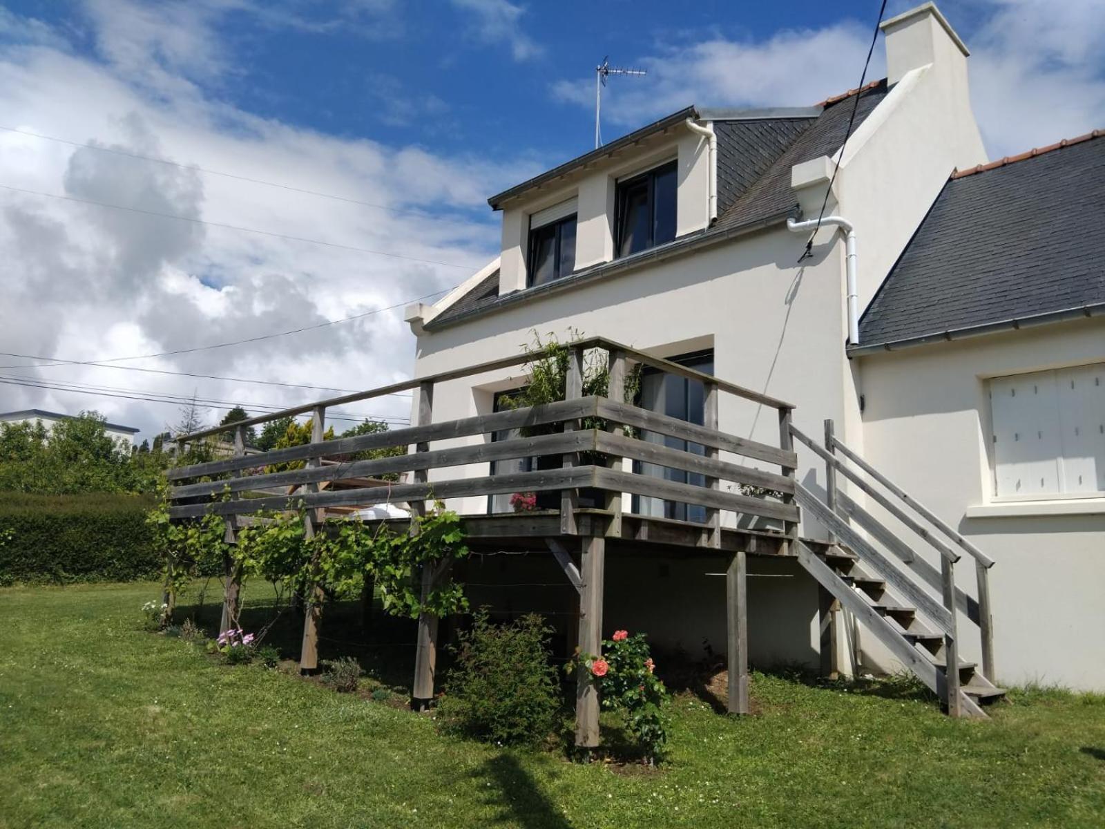 Maison Proche Du Bourg De Crozon Et Des Plages De Morgat Esterno foto